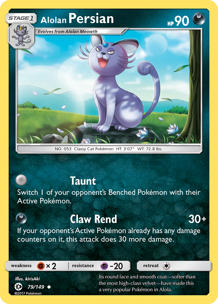 Alolan Persian (79/149) [Sun & Moon: Base Set] | Exor Games Summserside