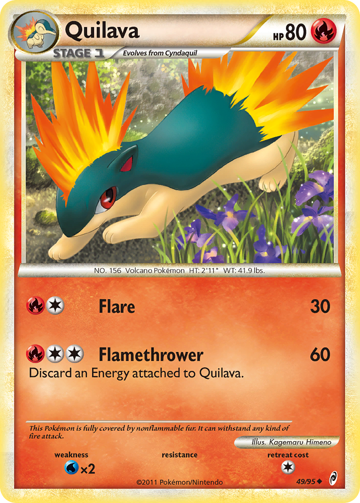 Quilava (49/95) [HeartGold & SoulSilver: Call of Legends] | Exor Games Summserside