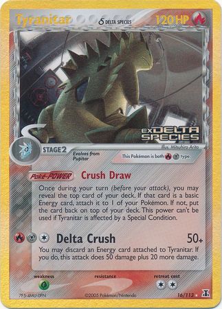 Tyranitar (16/113) (Delta Species) (Stamped) [EX: Delta Species] | Exor Games Summserside