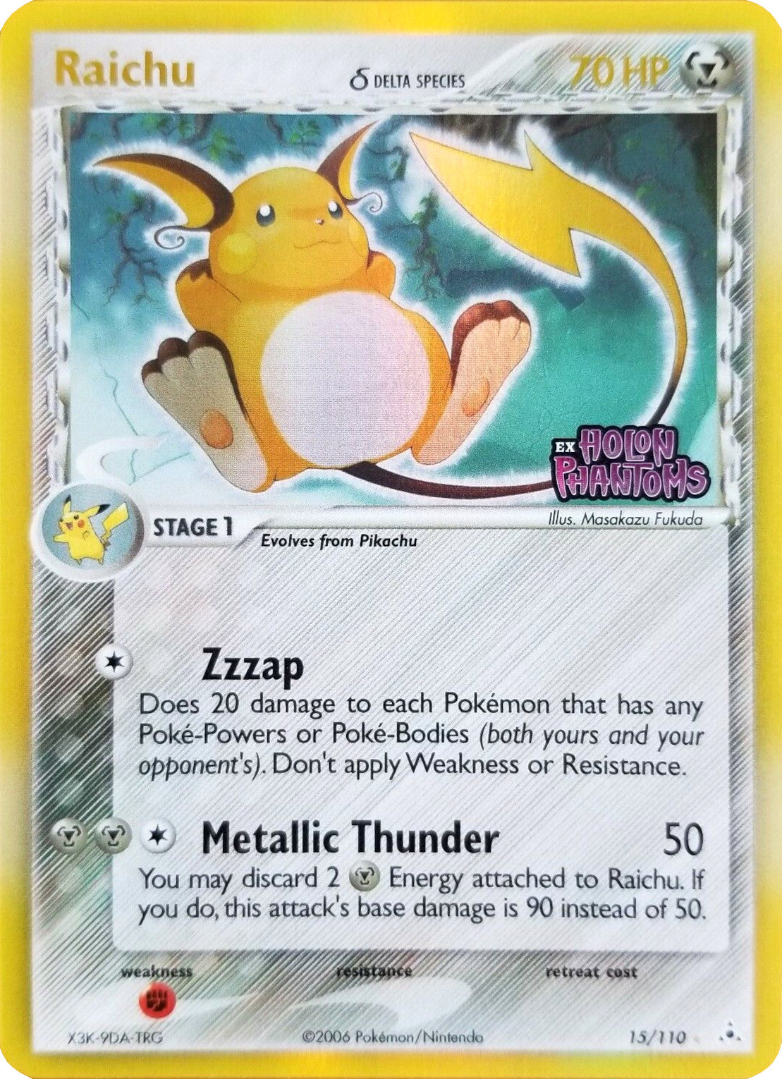 Raichu (15/110) (Delta Species) (Stamped) [EX: Holon Phantoms] | Exor Games Summserside