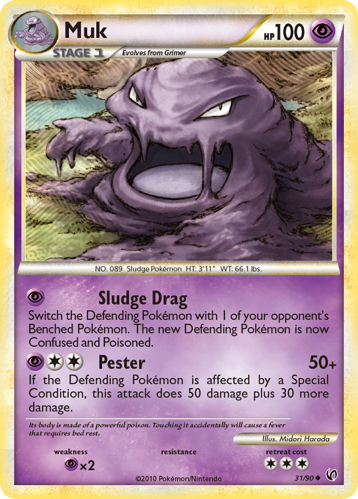 Muk (31/90) [HeartGold & SoulSilver: Undaunted] | Exor Games Summserside