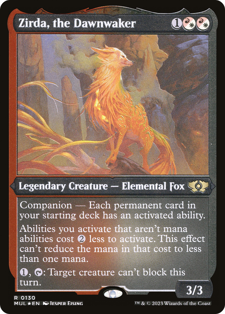 Zirda, the Dawnwaker (Foil Etched) [Multiverse Legends] | Exor Games Summserside