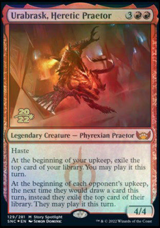 Urabrask, Heretic Praetor [Streets of New Capenna Prerelease Promos] | Exor Games Summserside