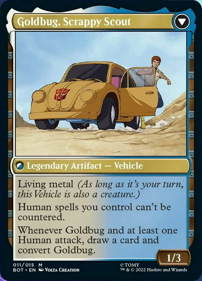 Goldbug, Humanity's Ally // Goldbug, Scrappy Scout [Universes Beyond: Transformers] | Exor Games Summserside