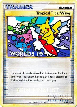 Tropical Tidal Wave (HGSS18) (Semi Finalist) [HeartGold & SoulSilver: Black Star Promos] | Exor Games Summserside