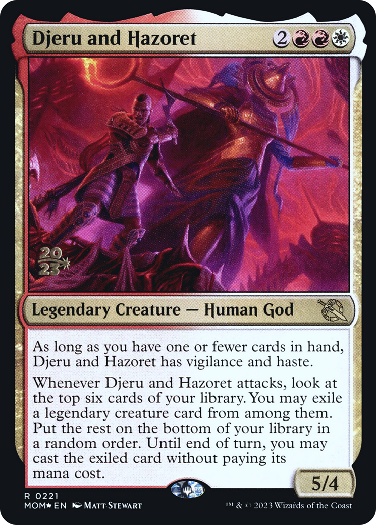 Djeru and Hazoret [March of the Machine Prerelease Promos] | Exor Games Summserside