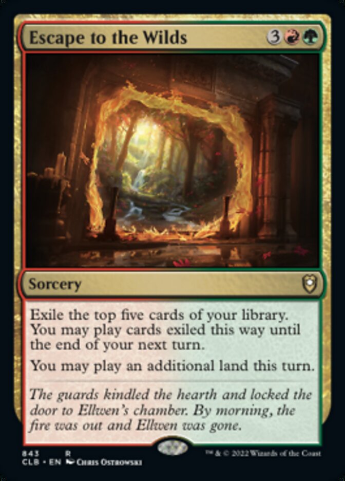 Escape to the Wilds [Commander Legends: Battle for Baldur's Gate] | Exor Games Summserside