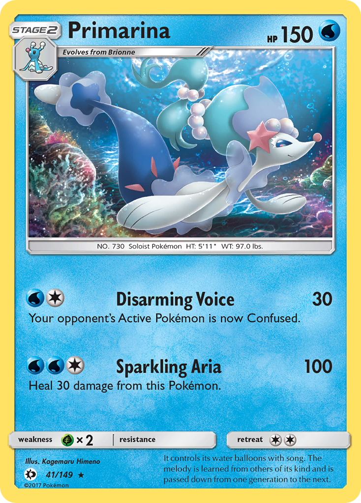 Primarina (41/149) [Sun & Moon: Base Set] | Exor Games Summserside