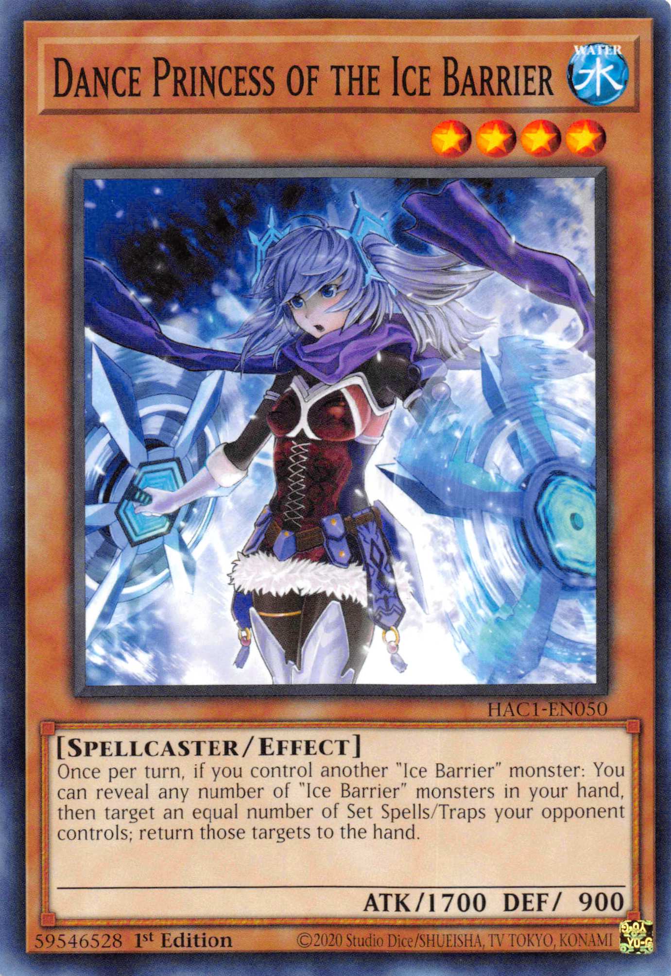 Dance Princess of the Ice Barrier [HAC1-EN050] Common | Exor Games Summserside