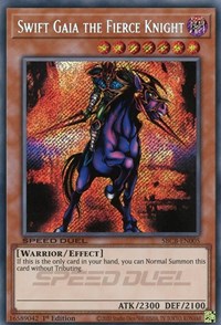 Swift Gaia the Fierce Knight (Secret) [SBCB-EN005] Secret Rare | Exor Games Summserside