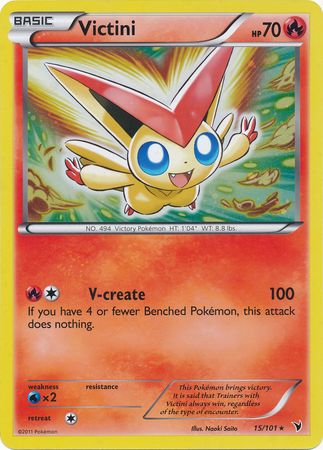 Victini (15/101) (Jumbo Card) [Black & White: Noble Victories] | Exor Games Summserside