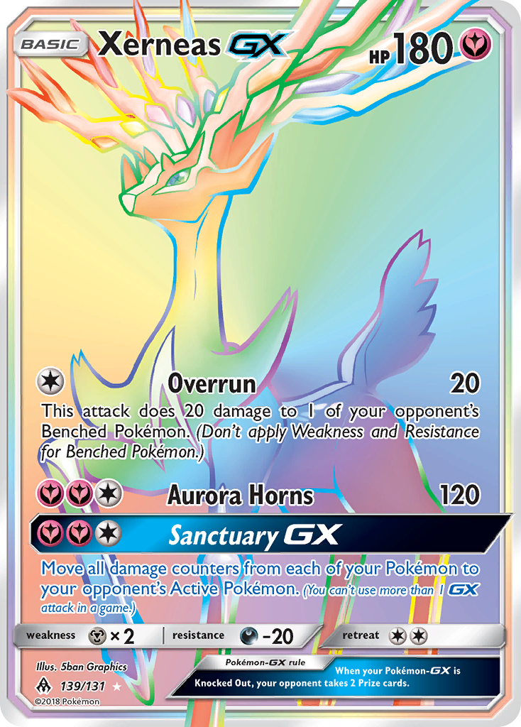 Xerneas GX (139/131) [Sun & Moon: Forbidden Light] | Exor Games Summserside