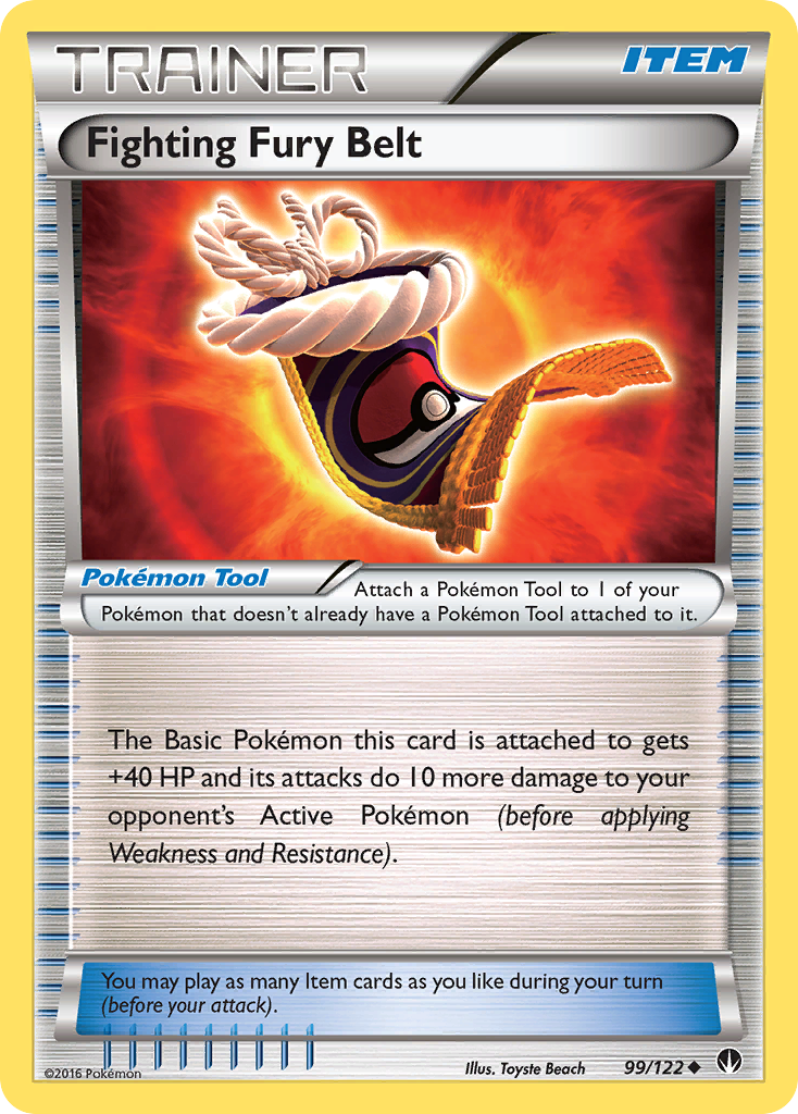 Fighting Fury Belt (99/122) [XY: BREAKpoint] | Exor Games Summserside