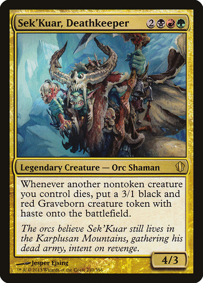 Sek'Kuar, Deathkeeper [Commander 2013] | Exor Games Summserside