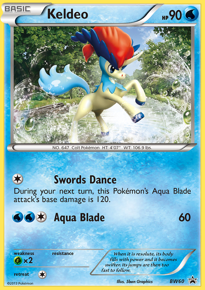 Keldeo (BW60) [Black & White: Black Star Promos] | Exor Games Summserside