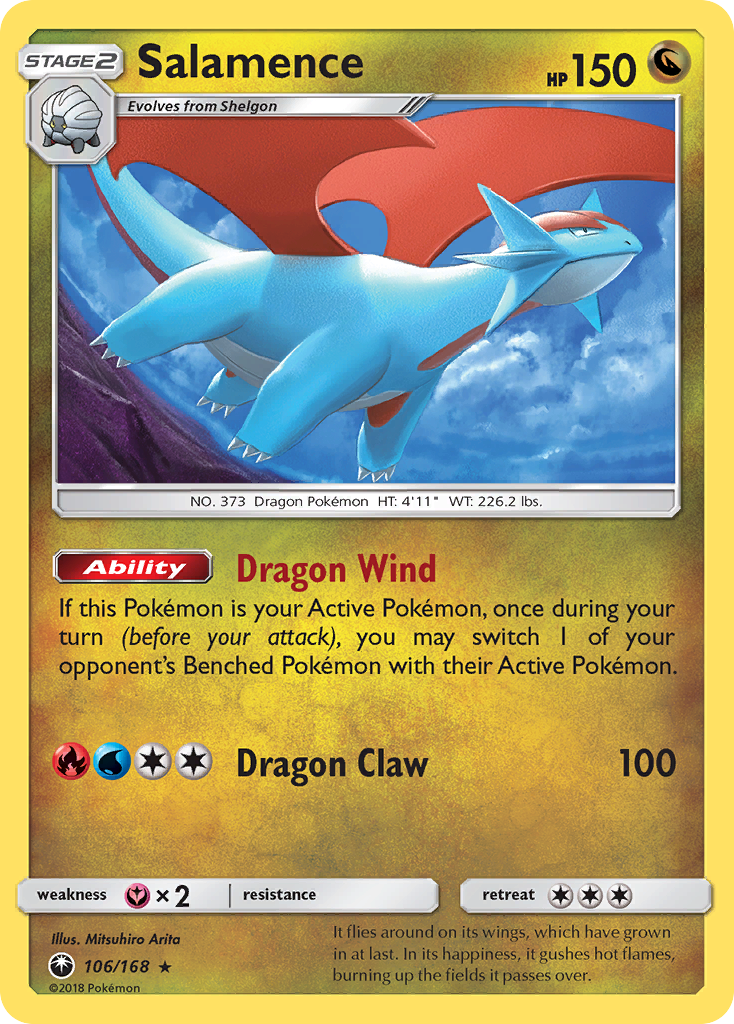 Salamence (106/168) [Sun & Moon: Celestial Storm] | Exor Games Summserside