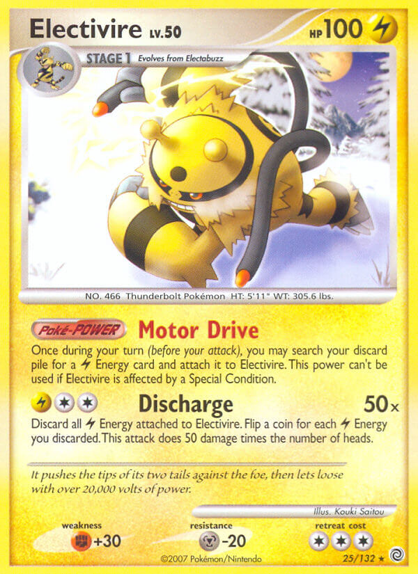 Electivire (25/132) (Theme Deck Exclusive) [Diamond & Pearl: Secret Wonders] | Exor Games Summserside