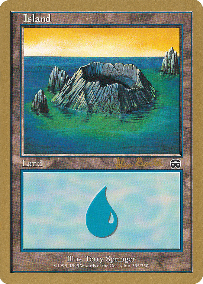 Island (ab335) (Alex Borteh) [World Championship Decks 2001] | Exor Games Summserside