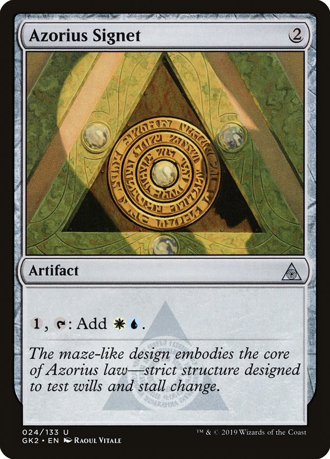 Azorius Signet [Ravnica Allegiance Guild Kit] | Exor Games Summserside