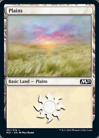 Plains (261) [Core Set 2021] | Exor Games Summserside