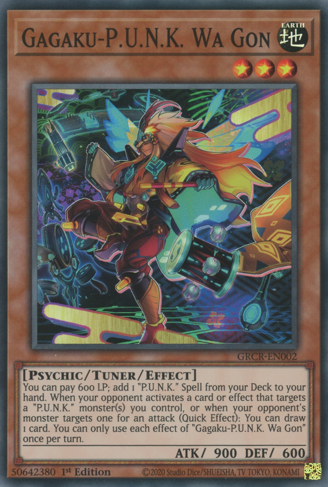 Gagaku-P.U.N.K. Wa Gon [GRCR-EN002] Super Rare | Exor Games Summserside