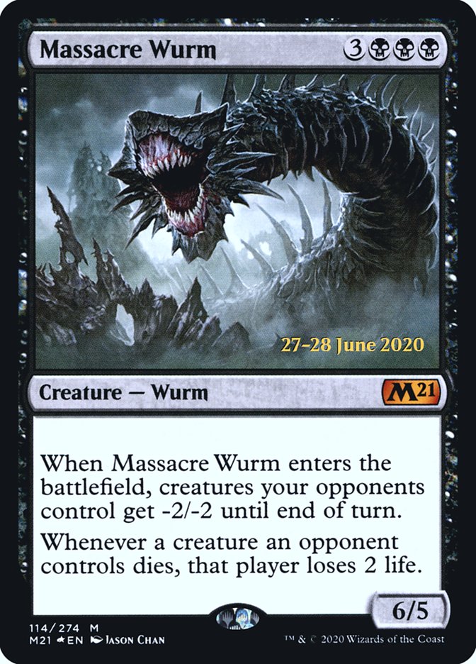 Massacre Wurm  [Core Set 2021 Prerelease Promos] | Exor Games Summserside