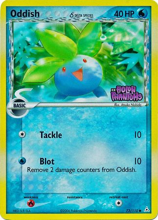 Oddish (73/110) (Delta Species) (Stamped) [EX: Holon Phantoms] | Exor Games Summserside