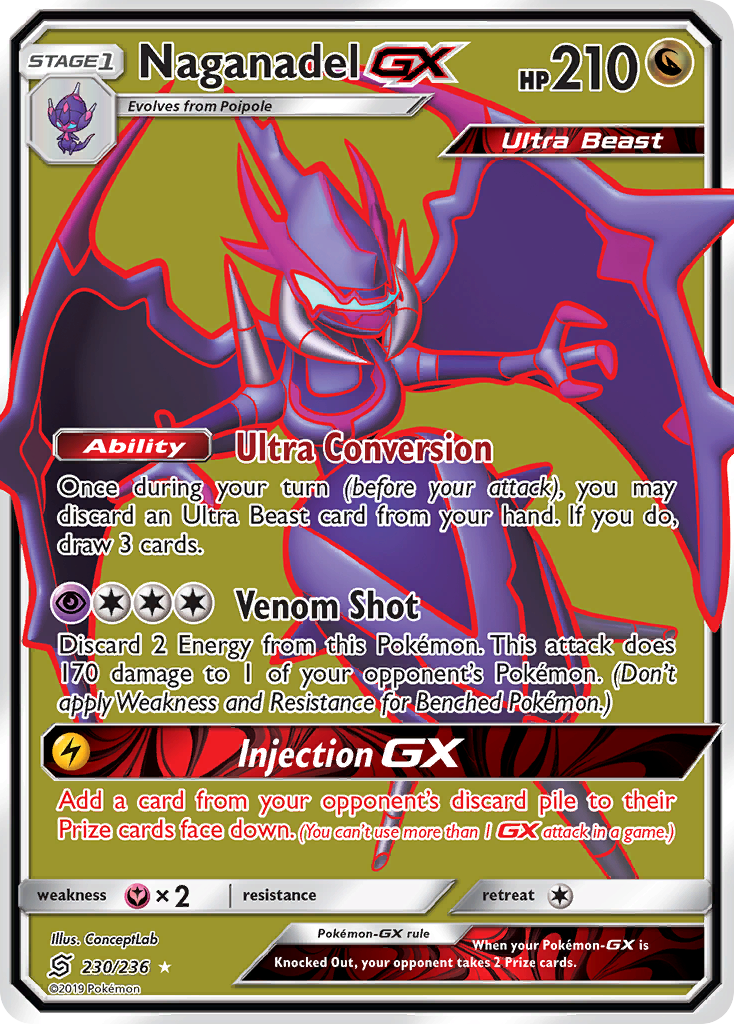 Naganadel GX (230/236) [Sun & Moon: Unified Minds] | Exor Games Summserside