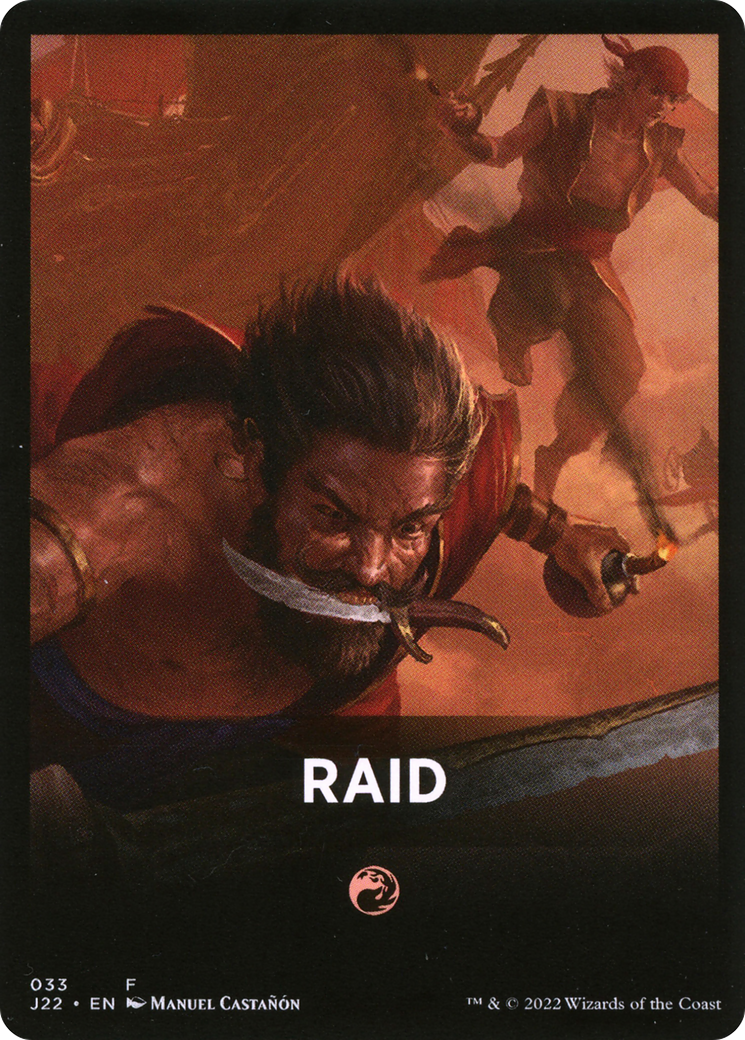 Raid Theme Card [Jumpstart 2022 Front Cards] | Exor Games Summserside