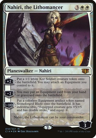 Nahiri, the Lithomancer (Commander 2014) [Commander 2014 Oversized] | Exor Games Summserside