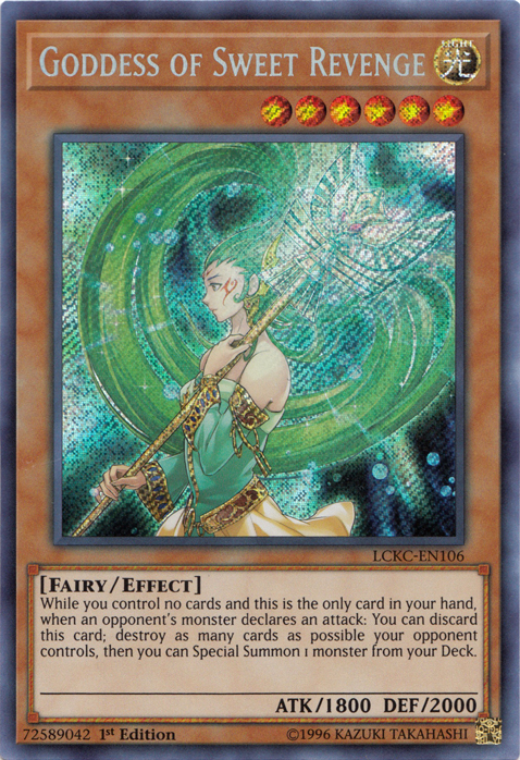Goddess of Sweet Revenge [LCKC-EN106] Secret Rare | Exor Games Summserside