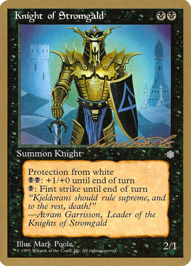 Knight of Stromgald (Leon Lindback) [Pro Tour Collector Set] | Exor Games Summserside