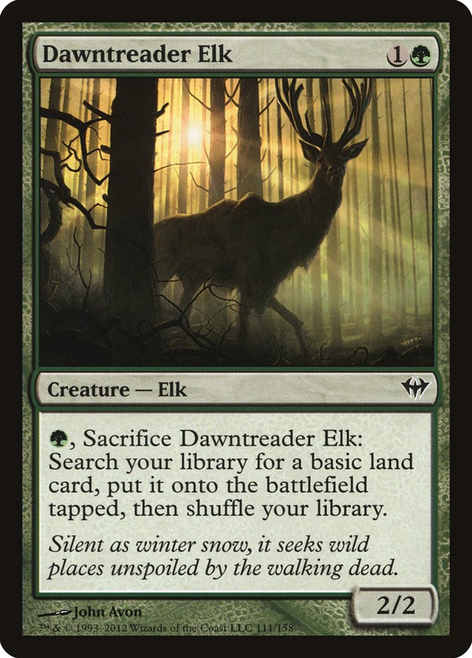 Dawntreader Elk [Dark Ascension] | Exor Games Summserside