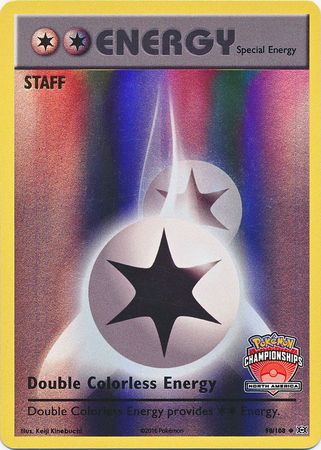 Double Colorless Energy (90/108) (NA Championship Promo Staff) [XY: Evolutions] | Exor Games Summserside