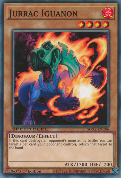 Jurrac Iguanon [SGX2-ENC06] Common | Exor Games Summserside