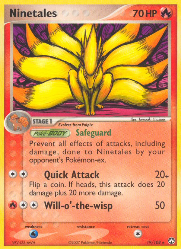 Ninetales (19/108) [EX: Power Keepers] | Exor Games Summserside