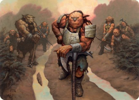 Hobgoblin Bandit Lord Art Card [Dungeons & Dragons: Adventures in the Forgotten Realms Art Series] | Exor Games Summserside