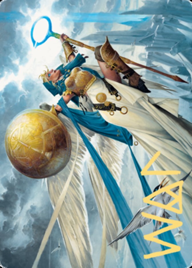 Linvala, Shield of Sea Gate Art Card (Gold-Stamped Signature) [Zendikar Rising Art Series] | Exor Games Summserside