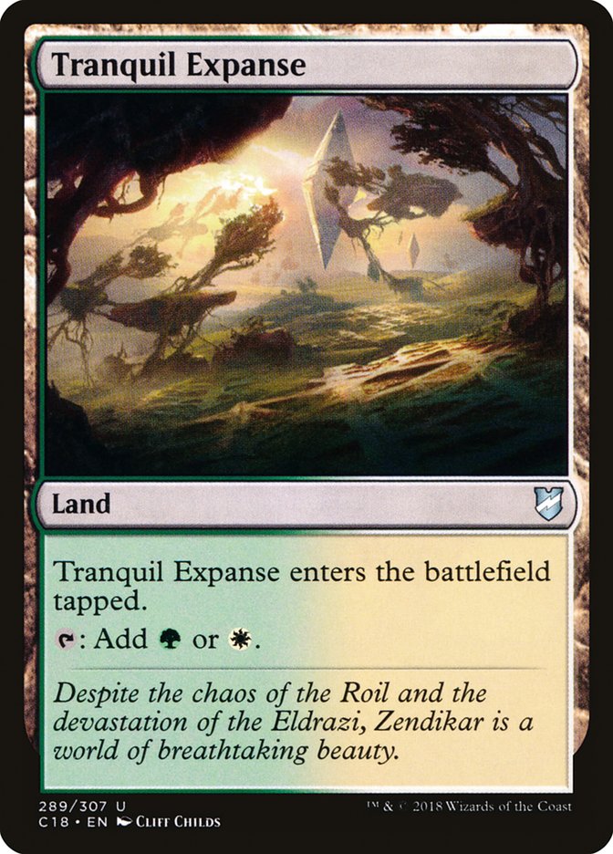 Tranquil Expanse [Commander 2018] | Exor Games Summserside