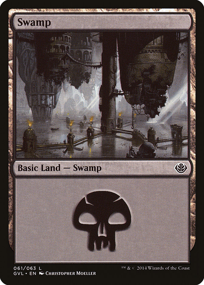 Swamp (61) (Garruk vs. Liliana) [Duel Decks Anthology] | Exor Games Summserside