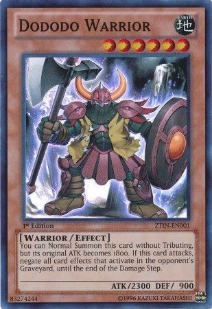 Dododo Warrior [ZTIN-EN001] Super Rare | Exor Games Summserside