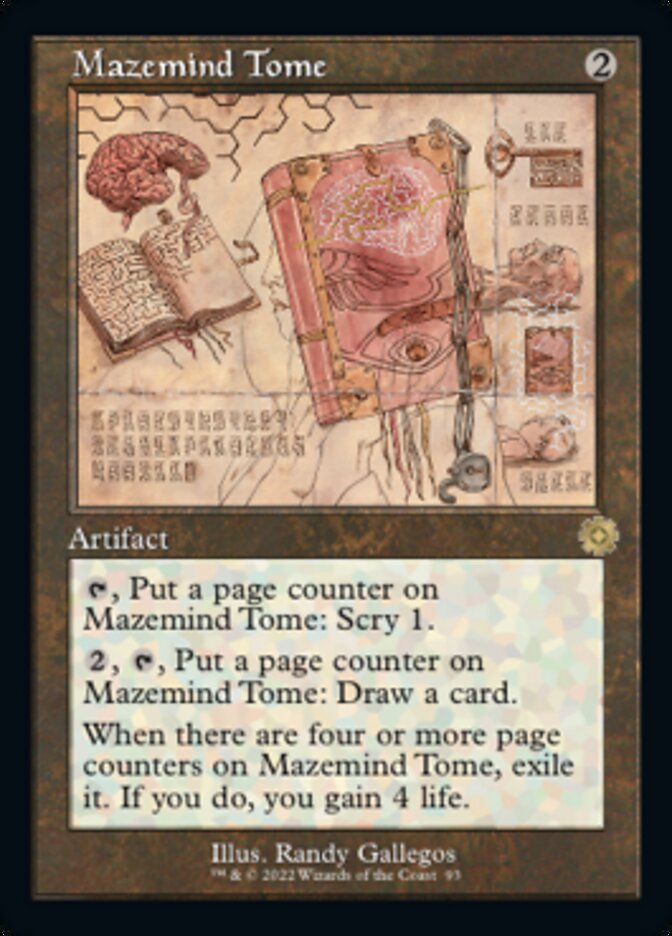 Mazemind Tome (Retro Schematic) [The Brothers' War Retro Artifacts] | Exor Games Summserside