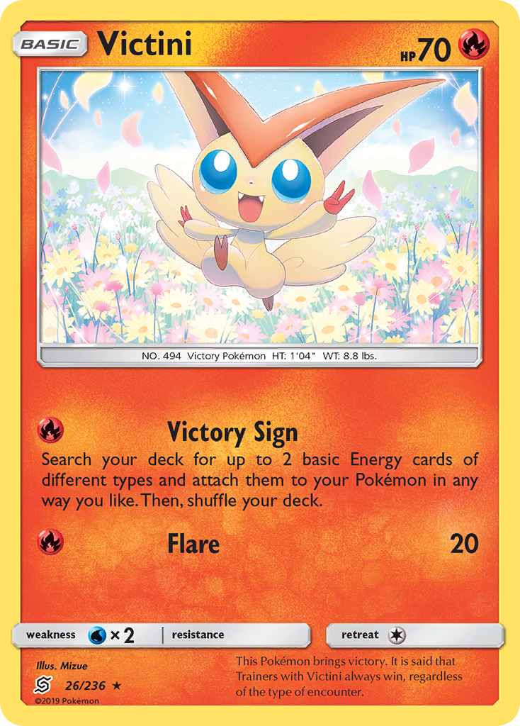 Victini (26/236) [Sun & Moon: Unified Minds] | Exor Games Summserside