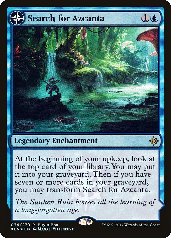 Search for Azcanta // Azcanta, the Sunken Ruin (Buy-A-Box) [Ixalan Treasure Chest] | Exor Games Summserside