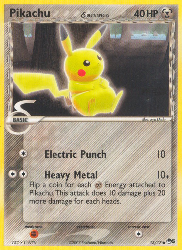 Pikachu (13/17) (Delta Species) [POP Series 5] | Exor Games Summserside