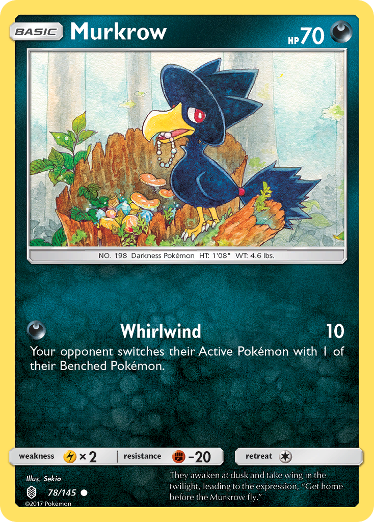 Murkrow (78/145) [Sun & Moon: Guardians Rising] | Exor Games Summserside