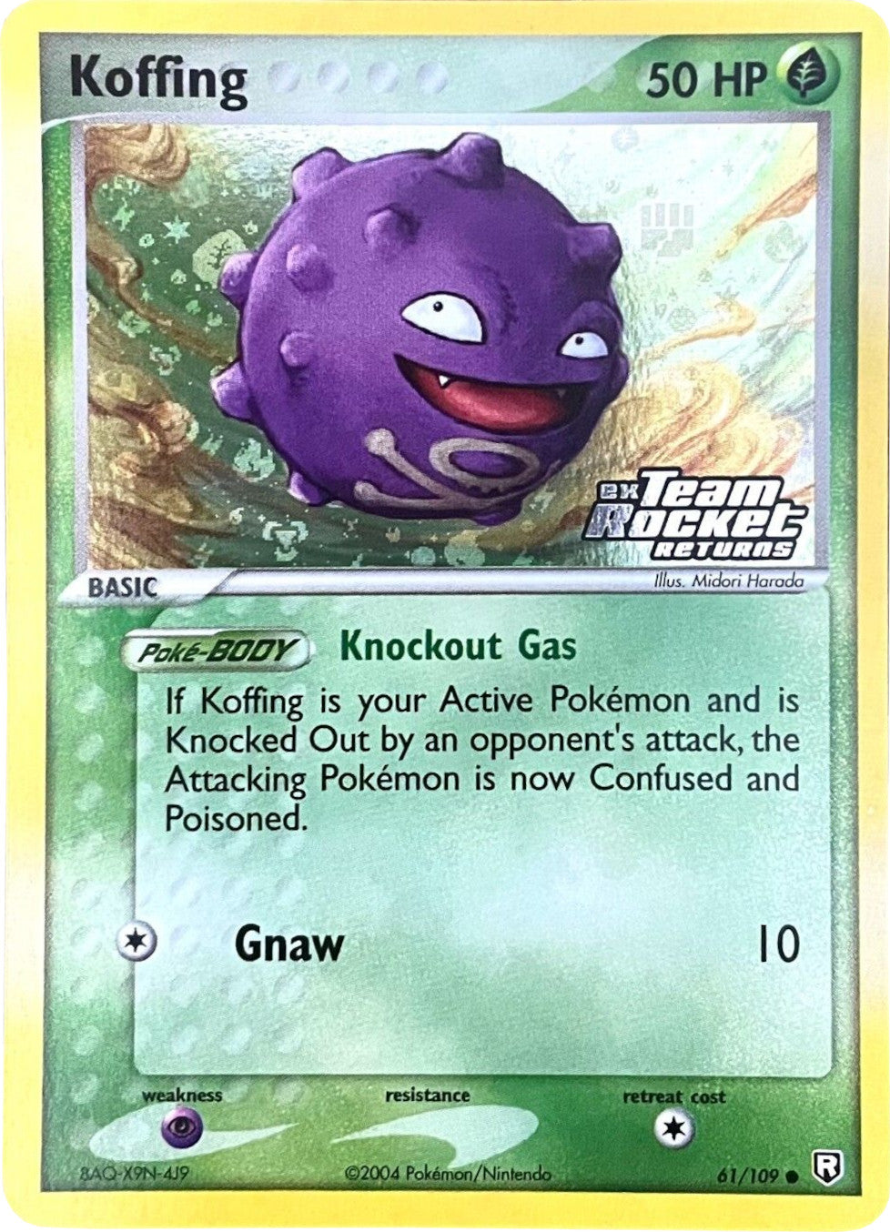 Koffing (61/109) (Stamped) [EX: Team Rocket Returns] | Exor Games Summserside