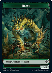 Beast // Beast Double-Sided Token [Starter Commander Decks] | Exor Games Summserside