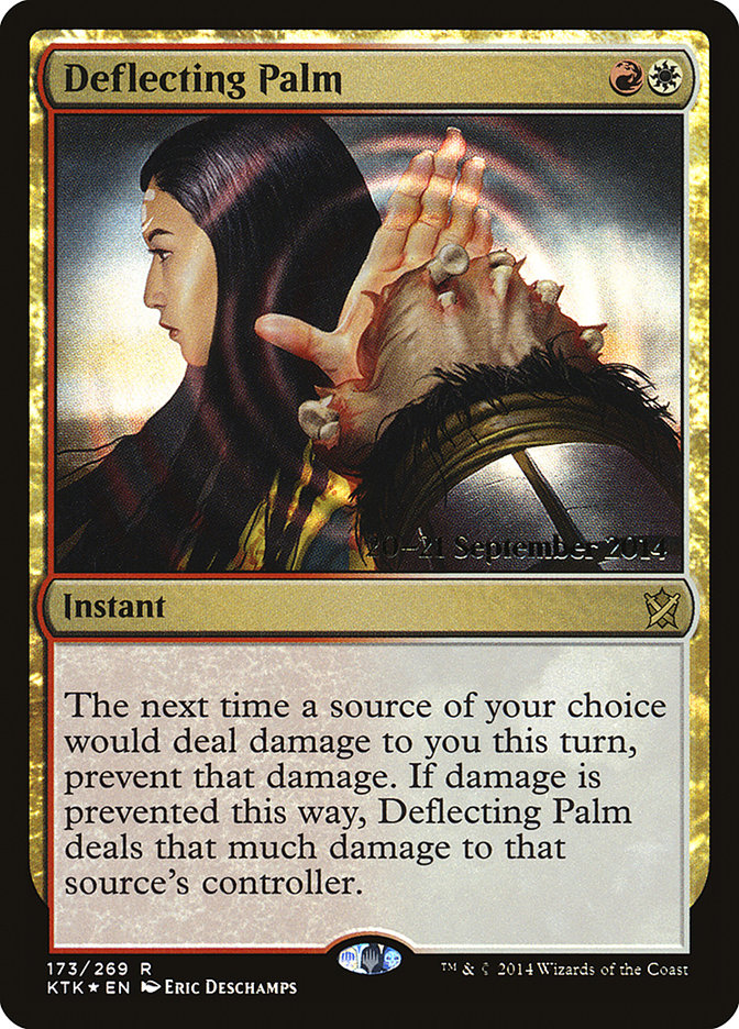 Deflecting Palm  [Khans of Tarkir Prerelease Promos] | Exor Games Summserside