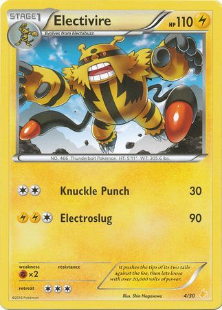 Electivire (4/30) [XY: Trainer Kit 3 - Pikachu Libre] | Exor Games Summserside